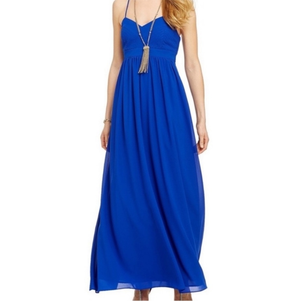 Badgley Mischka | Blue Maxi Dress